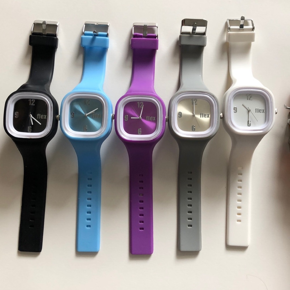 Flex Watches - 5 faces, 11 bands